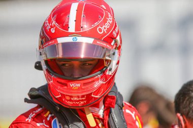  Charles Leclerc (MON) - Scuderia Ferrari - Ferrari SF-24 - Ferrari Formula 1 Pirelli Birleşik Devletler Grand Prix 2024 yarışında, Austin, TX (ABD) 18-20 Eylül 2024 tarihlerinde gerçekleştirilecek