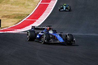  Alexander Albon (THA) - Williams Racing - Williams FW46 - Mercedes Formula 1 Pirelli Birleşik Devletler Grand Prix 2024 sırasında, Austin, TX (ABD) 18-20 Eylül 2024 tarihlerinde gerçekleştirilecek