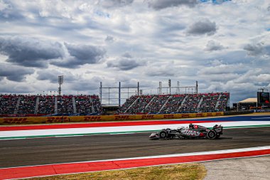  Nico Hulkenberg (GER) - MoneyGram Haas F1 Team - Haas VF-24 - Ferrari Formula 1 Pirelli Birleşik Devletler Grand Prix 2024 sırasında, Austin, TX (ABD) 18-20 Eylül 2024 tarihlerinde Circuit of Americas 'ta gerçekleşmesi planlanan