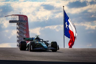  Fernando Alonso (ESP) - Aston Martin Aramco F1 Ekibi - Aston Martin AMR24 - Mercedes Formula 1 Pirelli ABD Grand Prix 2024 ön eleme oturumu sırasında, Austin, TX (USA) 18-20 Eylül 2024 tarihlerinde Amerika Birleşik Devletleri 'nin Circuit şehrinde gerçekleşmesi planlanan