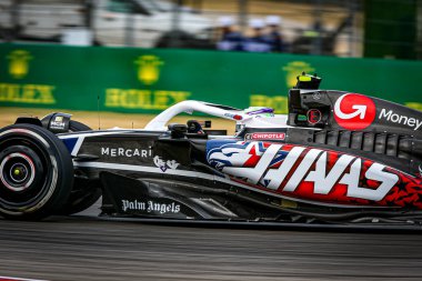  Nico Hulkenberg (GER) - MoneyGram Haas F1 Team - Haas VF-24 - Ferrari Formula 1 Pirelli Birleşik Devletler Grand Prix 2024 sırasında, Austin, TX (ABD) 18-20 Eylül 2024 tarihlerinde Circuit of Americas 'ta gerçekleşmesi planlanan