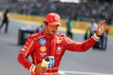  Carlos Sainz Jr. (ESP) - Scuderia Ferrari - Ferrari SF-24 - Ferrari Formula 1 Pirelli Birleşik Devletler Grand Prix 2024 yarışında, Austin, TX (ABD) 18-20 Eylül 2024 tarihlerinde Circuit of Americas 'ta gerçekleşmesi planlanıyor.