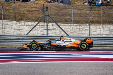 Lando Norris (GBR) - McLaren Formula 1 Takımı - McLaren MCL38 - Mercedes Formula 1 Pirelli Birleşik Devletler Grand Prix 2024 'ün Sprint elemeleri sırasında, Austin, TX (USA) 18-20 Eylül 2024 tarihlerinde gerçekleştirilecek