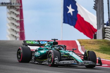  Lance Stroll (CAN) - Aston Martin Aramco F1 Ekibi - Aston Martin AMR24 - Formula 1 Pirelli Birleşik Devletler Grand Prix 2024 sırasında Mercedes, Austin, TX (ABD) 18-20 Eylül 2024 tarihlerinde gerçekleştirilecek