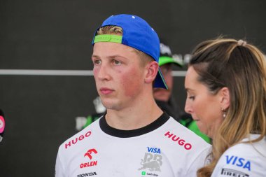 Liam Lawson (NZL) - Visa Cash App RB F1 Team - RB VCARB01 - Honda RBPT Formula 1 Pirelli Grand Prix 2024 yarışında, Austin, TX (USA) 18-20 Eylül 2024 tarihlerinde gerçekleştirilecek