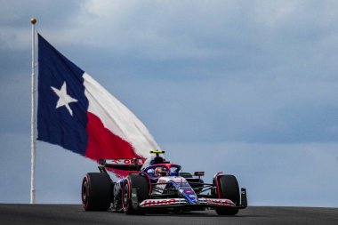  Yuki Tsunoda (JPN) - Visa Cash App RB F1 Team - RB VCARB01 - Honda RBPT Formula 1 Pirelli ABD Grand Prix 2024 sırasında, Austin, TX (USA) 18-20 Eylül 2024 tarihlerinde gerçekleştirilecek