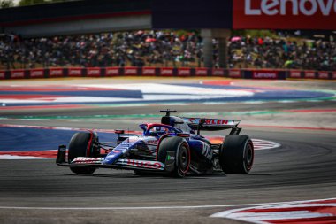 Liam Lawson (AUS) - Visa Cash App RB F1 Team - RB VCARB01 - Honda RBPT Formula 1 Pirelli ABD Grand Prix 2024 sırasında, Austin, TX (USA) 18-20 Eylül 2024 tarihlerinde gerçekleştirilecek