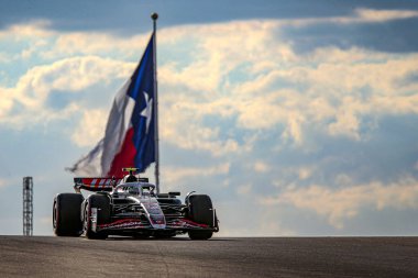 Nico Hulkenberg (GER) - MoneyGram Haas F1 Team - Haas VF-24 - Ferrari Formula 1 Pirelli Birleşik Devletler Grand Prix 2024 ön eleme oturumunda, Austin, TX (USA) 18-20 Eylül 2024 tarihlerinde gerçekleştirilecek