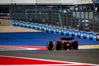  Charles Leclerc (MON) - Scuderia Ferrari - Ferrari SF-24 - Ferrari Formula 1 Pirelli Birleşik Devletler Grand Prix 2024 sırasında, Austin, TX (ABD) 18-20 Eylül 2024 tarihlerinde gerçekleştirilecek