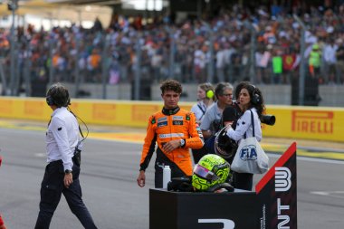 Lando Norris (GBR) - McLaren Formula 1 Ekibi - McLaren MCL38 - Mercedes Formula 1 Pirelli Birleşik Devletler Grand Prix 2024 yarışında, Austin, TX (USA) 18-20 Eylül 2024 tarihlerinde gerçekleştirilecek