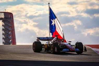  Charles Leclerc (MON) - Scuderia Ferrari - Ferrari SF-24 - Ferrari Formula 1 Pirelli ABD Grand Prix 2024 ön eleme oturumu sırasında, Austin, TX (ABD) 18-20 Eylül 2024 'te gerçekleştirilecek olan Circuit of Americas' ta gerçekleşecektir.