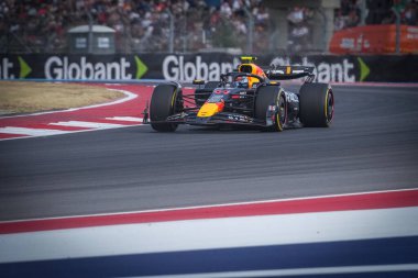  Sergio Perez (MEX) - Oracle Red Bull Racing - Red Bull RB20 - Honda RBPT Formula 1 Pirelli Birleşik Devletler Grand Prix 2024 koşusunda, Austin, TX (USA) 18-20 Eylül 2024 tarihlerinde gerçekleştirilecek