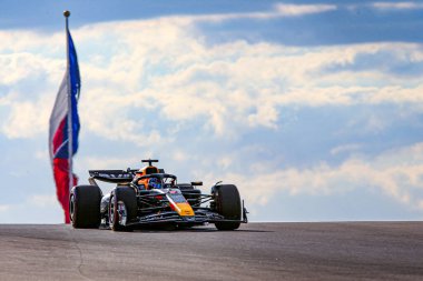  Max Verstappen (NED) - Oracle Red Bull Racing - Red Bull RB20 - Honda RBPT Formula 1 Pirelli Birleşik Devletler Grand Prix 2024 ön eleme oturumunda, Austin, TX (USA) 18-20 Eylül 2024 tarihlerinde gerçekleştirilecek