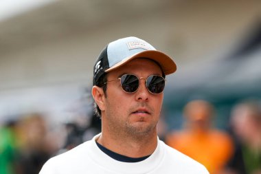  Sergio Perez (MEX) - Oracle Red Bull Racing - Red Bull RB20 - Honda RBPT Formula 1 Pirelli ABD Grand Prix 2024 sırasında, Austin, TX (ABD) 18-20 Eylül 2024 tarihlerinde gerçekleştirilecek