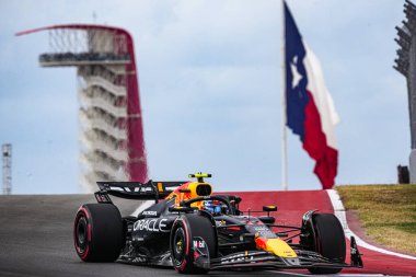  Sergio Perez (MEX) - Oracle Red Bull Racing - Red Bull RB20 - Honda RBPT Formula 1 Pirelli ABD Grand Prix 2024 sırasında, Austin, TX (ABD) 18-20 Eylül 2024 tarihlerinde gerçekleştirilecek
