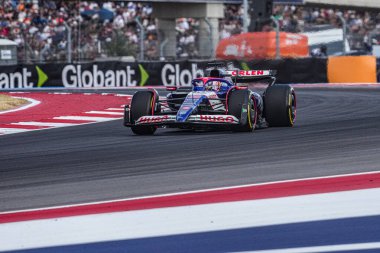 Liam Lawson (AUS) - Visa Cash App RB F1 Team - RB VCARB01 - Honda RBPT, Formula 1 Pirelli Grand Prix 2024 'ün yarışma elemeleri sırasında, Austin, TX (USA) 18-20 Eylül 2024 tarihlerinde gerçekleştirilecek