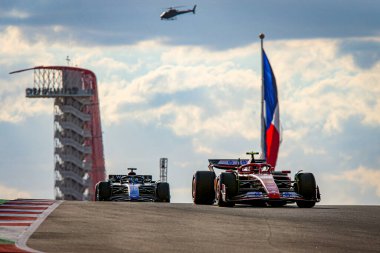  Carlos Sainz Jr. (ESP) - Scuderia Ferrari - Ferrari SF-24 - Formula 1 Pirelli ABD Grand Prix 2024 ön eleme oturumu sırasında Ferrari, Austin, TX (ABD) 18-20 Eylül 2024 'te Circuit of Americas' ta gerçekleşmesi planlanmaktadır.