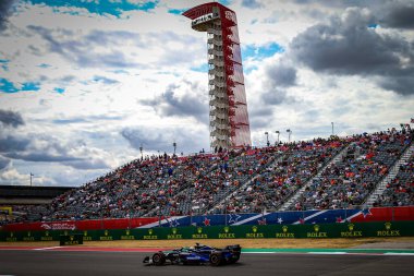  Alexander Albon (THA) - Williams Racing - Williams FW46 - Mercedes Formula 1 Pirelli Birleşik Devletler Grand Prix 2024 sırasında, Austin, TX (ABD) 18-20 Eylül 2024 tarihlerinde gerçekleştirilecek