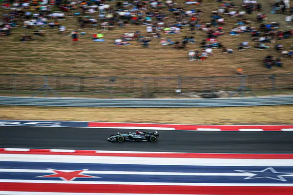  George Russell (GBR) - Mercedes-AMG PETRONAS F1 Ekibi - Mercedes W15 - Mercedes E Performansı Formula 1 Pirelli Birleşik Devletler Grand Prix 2024 yarışması sırasında, Austin, TX (ABD) 18-20 Eylül 'de gerçekleştirilecek