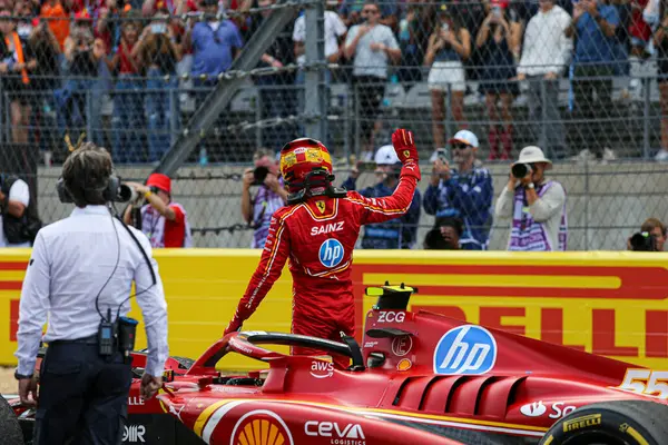  Carlos Sainz Jr. (ESP) - Scuderia Ferrari - Ferrari SF-24 - Ferrari Formula 1 Pirelli Birleşik Devletler Grand Prix 2024 yarışında, Austin, TX (ABD) 18-20 Eylül 2024 tarihlerinde Circuit of Americas 'ta gerçekleşmesi planlanıyor.