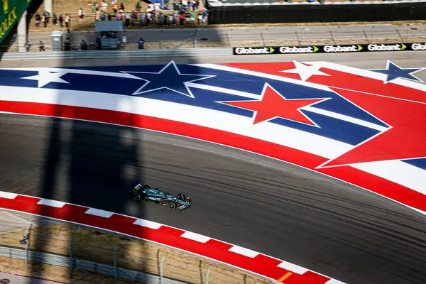  Lance Stroll (CAN) - Aston Martin Aramco F1 Ekibi - Aston Martin AMR24 - Formula 1 Pirelli Birleşik Devletler Grand Prix 2024 'ün Sprint elemeleri sırasında Mercedes, Austin, TX (USA) 18-20 Eylül 2024 tarihlerinde gerçekleştirilecek