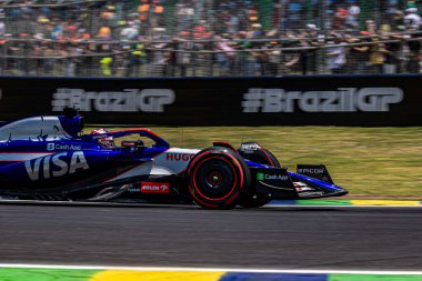 Liam Lawson (AUS) - Visa Cash App RB F1 Team - RB VCARB01 - Honda RBPT Formula 1 Lenovo Grande Premio de Sao Paulo 2024, Interlagos Circuit, San Paolo, Brasil, BRA Nov 1-3, 2024 - Fotoğraf Alessio De Marco 124A