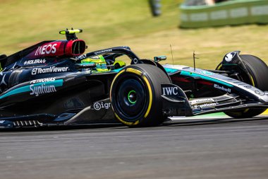  Lewis Hamilton (GBR) - Mercedes-AMG PETRONAS F1 Takımı - Mercedes W15 - Mercedes E Performansı Formula 1 sırasında Lenovo Grande Premio de Sao Paulo 2024, Interlagos Circuit, San Paolo, Brasil, BRA Nov 1-3, 2024 - Pho