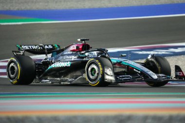  George Russell (GBR) - Mercedes-AMG PETRONAS F1 Ekibi - Mercedes W15 - Mercedes E Performansı 29.11.2024, Losail Uluslararası Pisti, Doha, Formula 1 Katar Havayolları Grand Prix 202