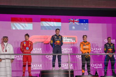 Max Verstappen (NED) - Oracle Red Bull Racing - Red Bull RB20 - Honda RBP Charles Leclerc (MON) - Scuderia Ferrari - Ferrari SF-24 - Ferrar Oscar Piastri (AUS) - McLaren Formula 1 Takımı - McLaren MCL38