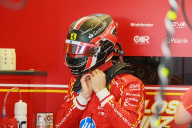 Arthur Leclerc (MON) - Scuderia Ferrari - Ferrari SF-24 - Ferrari (yedek sürücü olarak) Formula 1 Etihad Airways Abu Dhabi Grand Prix 2024, Yas Marina, Abu Dabi 6-8 Aralık 2024