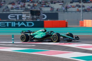  Fernando Alonso (ESP) - Aston Martin Aramco F1 Takımı - Aston Martin AMR24 - Mercedes Formula 1 Etihad Airways Abu Dhabi Grand Prix 2024, Yas Marina, Abu Dabi 6-8 Aralık 2024