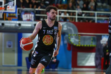 Lorenzo Caroti - Apu Old Wild West Udine, Real Sebastiani Rieti vs Apu Old Wild West Udine, 26 Şubat 2025, PalaSojourner Rieti, Round 30 - Sezon 2024-2025