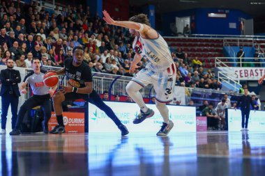 Anthony Hickey - Apu Old Wild West Udine, Real Sebastiani Rieti vs Apu Old Wild West Udine, 26 Şubat 2025, PalaSojourner Rieti, Round 30 - Sezon 2024-2025