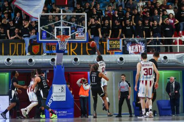 Spencer Skylar - Real Sebastiani Rieti, Apu Old Wild West Udine davasında, 26 Şubat 2025, PalaSojourner Rieti, Round 30 - Sezon 2024-2025