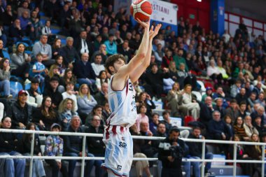 Sarto Alvise - Real Sebastiani Rieti during Real Sebastiani Rieti vs Apu Old Wild West Udine, 26 Şubat 2025, PalaSojourner Rieti, Round 30 - Sezon 2024-2025