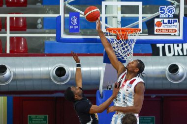 Spencer Skylar - Real Sebastiani Rieti, Apu Old Wild West Udine davasında, 26 Şubat 2025, PalaSojourner Rieti, Round 30 - Sezon 2024-2025