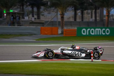 27.02.2025, Bahrain International Circuit, Sakhir, Formula 1 Test Bahrain 2025 Oliver Bearman (GBR) - Haas F1 Team clipart