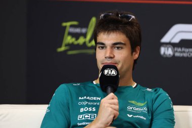 Lance Stroll (CAN) - Aston Martin Aramco F1 Takımı - Aston Martin AMR25 - AWS Gran Premio del Made in Italy e dell 'Emilia Romagna 2025 - Autodromo Enzo e Dino Ferrari, Imola (BO) İtalya, 