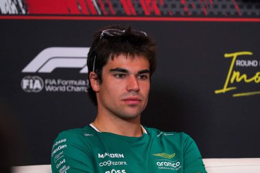  Lance Stroll (CAN) - Aston Martin Aramco F1 Takımı - Aston Martin AMR25 - AWS Gran Premio del Made in Italy e dell 'Emilia Romagna 2025 - Autodromo Enzo e Dino Ferrari, Imola (BO) İtalya - İtalya