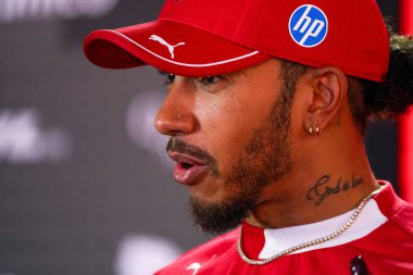  Lewis Hamilton (GBR) - Scuderia Ferrari - Ferrari SF-25 - Ferrari Formula 1 AWS Gran Premio del Made in Italy e dell 'Emilia Romagna 2025 - Autodromo Enzo e Dino Ferrari, Imola (BO) İtalya 15-18 Mayıs 2025 tarihleri arasında, 