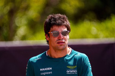  Lance Stroll (CAN) - Aston Martin Aramco F1 Takımı - Aston Martin AMR25 - AWS Gran Premio del Made in Italy e dell 'Emilia Romagna 2025 - Autodromo Enzo e Dino Ferrari, Imola (BO) İtalya, 