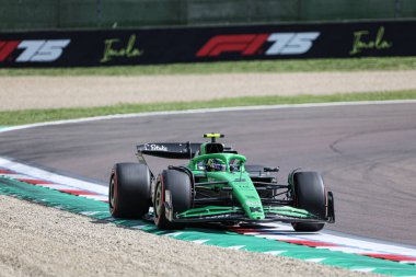 Gabriel Bortoleto (BRA) Formula 1 'deki F1 Team Sauber Formula 1' de Gran Premio del Made in Italy e dell 'Emilia Romagna 2025 - Autodromo Enzo e Dino Ferrari, Imola (BO) İtalya 15-18 Mayıs 2025 tarihleri arasında, 