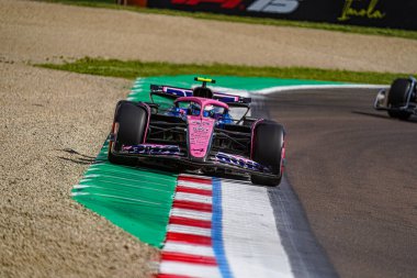  Franco Colapinto (ARG) - İtalya 'da üretilen Gran Premio del Formula 1 sırasında Alpine F1 - Autodromo Enzo e Dino Ferrari, Imola (BO) İtalya 15-18 Mayıs 2025 tarihleri arasında, 