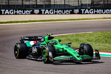 Gabriel Bortoleto (BRA) Formula 1 'deki F1 Team Sauber Formula 1' de Gran Premio del Made in Italy e dell 'Emilia Romagna 2025 - Autodromo Enzo e Dino Ferrari, Imola (BO) İtalya 15-18 Mayıs 2025 tarihleri arasında, 