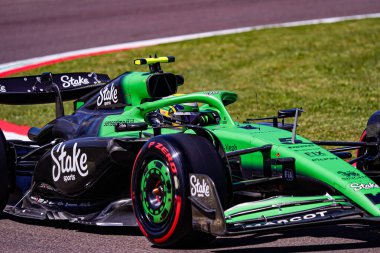 Gabriel Bortoleto (BRA) Formula 1 'deki F1 Team Sauber Formula 1' de Gran Premio del Made in Italy e dell 'Emilia Romagna 2025 - Autodromo Enzo e Dino Ferrari, Imola (BO) İtalya 15-18 Mayıs 2025 tarihleri arasında, 