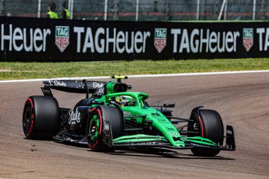 Gabriel Bortoleto (BRA) Formula 1 'deki F1 Team Sauber Formula 1' de Gran Premio del Made in Italy e dell 'Emilia Romagna 2025 - Autodromo Enzo e Dino Ferrari, Imola (BO) İtalya 15-18 Mayıs 2025 tarihleri arasında, 