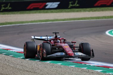  Charles Leclerc (MON) - Scuderia Ferrari - Ferrari SF-25 - Ferrariduring Formula 1 AWS Gran Premio del Made in Italy e dell 'Emilia Romagna 2025 - Autodromo Enzo e Dino Ferrari, Imola (BO) İtalya 15-18 Mayıs 2025 tarihleri arasında, 