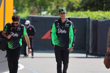 Gabriel Bortoleto (BRA) Formula 1 'deki F1 Team Sauber Formula 1' de Gran Premio del Made in Italy e dell 'Emilia Romagna 2025 - Autodromo Enzo e Dino Ferrari, Imola (BO) İtalya 15-18 Mayıs 2025 tarihleri arasında, 