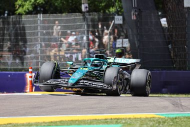  Lance Stroll (CAN) - Aston Martin Aramco F1 Takımı - Aston Martin AMR25 - AWS Gran Premio del Made in Italy e dell 'Emilia Romagna 2025 - Autodromo Enzo e Dino Ferrari, Imola (BO) İtalya, 
