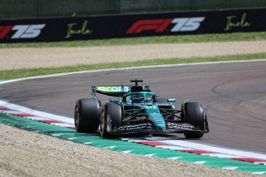  Lance Stroll (CAN) - Aston Martin Aramco F1 Takımı - Aston Martin AMR25 - Mercedesduring Formula 1 AWS Gran Premio del Made in Italy e dell 'Emilia Romagna 2025 - Autodromo Enzo e Dino Ferrari, Imola (BO) İtalya - 15-18 Mayıs 2025, 